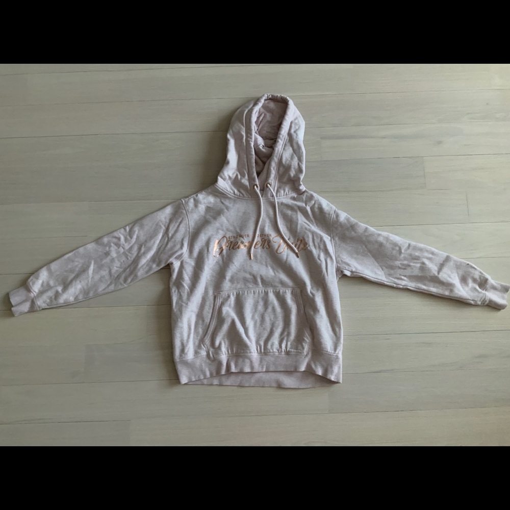 Light Pink and Rose Gold Hoodie